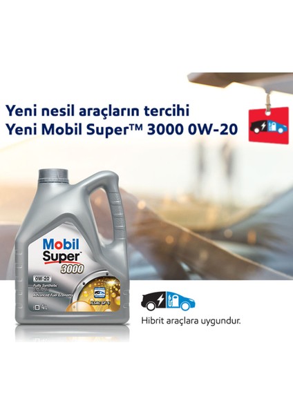 Super 3000 0W20 Motor Yağı 4L ÜT:2024 fiyatları