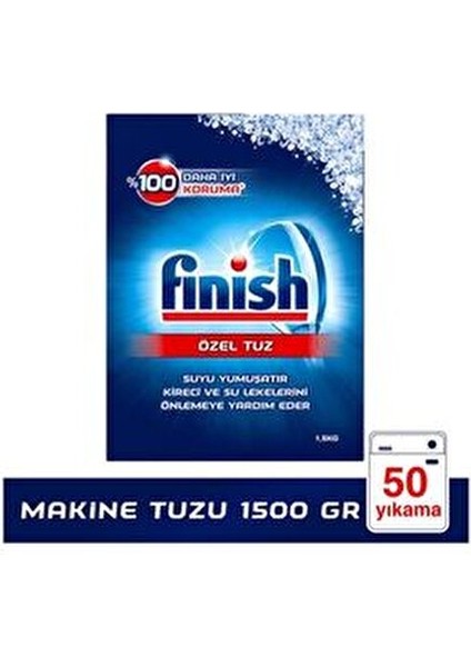 Bulaşık Makinesi Tuzu Kireç Önleyici Etki 1.5 kg Kokusuz Su Yumuşatıcı fiyatları