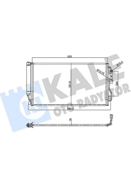 358790 Klima Radyatoru 17112284614 17116806455 2284614