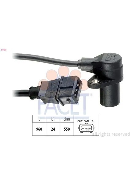 90087 Krank Sensoru 12141247218 12141247259