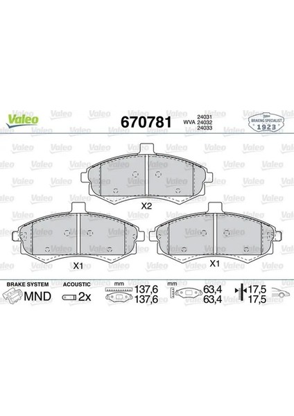 670781 On Fren Balatasi 5810117A10 581012DA40 581012DA60