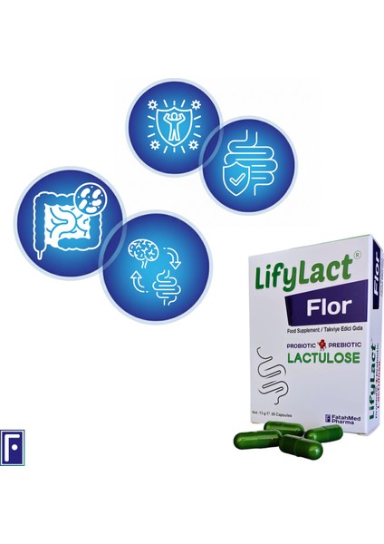 Flor Probiyotik Kapsül , , Prebiyotik , Laktuloz, modelleri