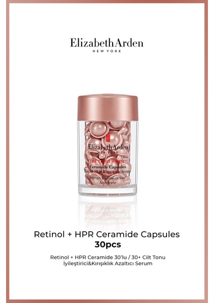 Retinol + Hpr Ceramide Capsules Rapid Skin Renewing Serum 30 Kapsül