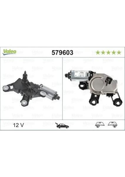 579603 Silecek Motoru Arka 8E9955711A 8E9955711B 8E9955711C