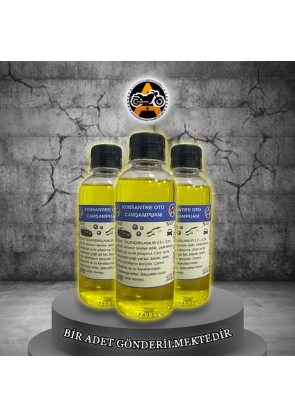 Oto Cam Şampuanı – Buğu, Yağ, Kir ve Böcek Temizleyici