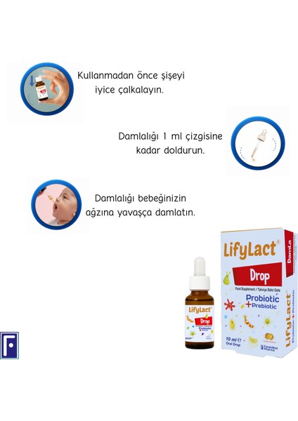 Damla 10 ml , Probiyotik, Prebiyotik, Gaz Damlası , 2'li Süper Avantaj indirimleri