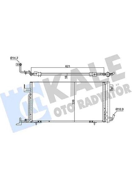 350660 Klima Radyatoru 6455AW 6455W2 9627152180