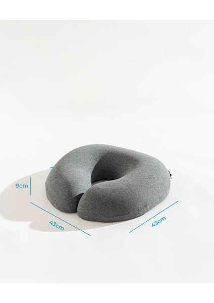 Visco Önü Açık Oturma Simidi Kuyruk Sokumu Visco Yastığı Oturma Minderi 43X43X9 cm