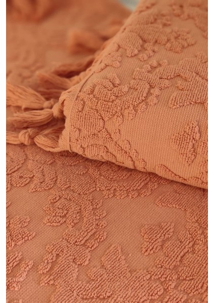 Otantik Saçaklı Kiremit El Havlusu 50X85 cm - %100 Pamuk - Yumuşak ve Su Emici modelleri