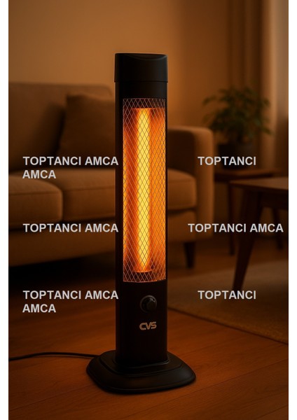 Dn 3047 Mikatronik Kule Tipi Elektrikli Dik Isıtıcı Ayarlı Soba Emniyetli 2000W