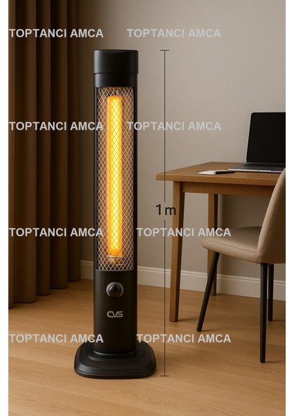 Dn 3047 Mikatronik Kule Tipi Elektrikli Dik Isıtıcı Ayarlı Soba Emniyetli 2000W fırsatları