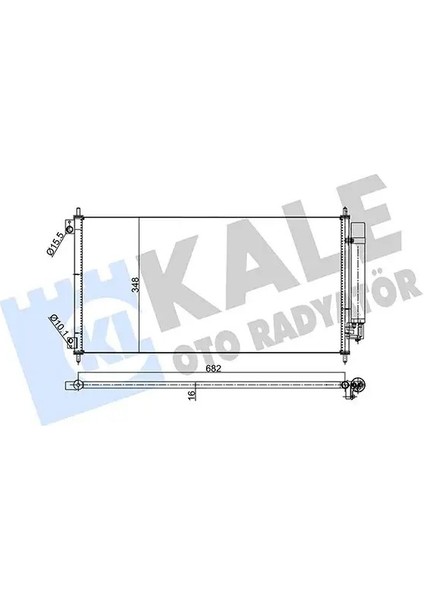 342955 Klima Radyatoru 80110TM0H01 80110TM0T01