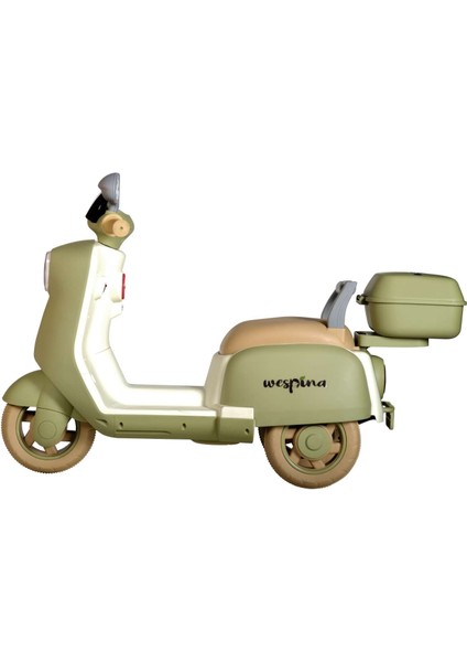 Wespina Uzaktan Kumandalı Çocuk Akülü Motosiklet - Yeşil, 6V Şarjlı, 3 Yaş ve Üzeri fırsatları