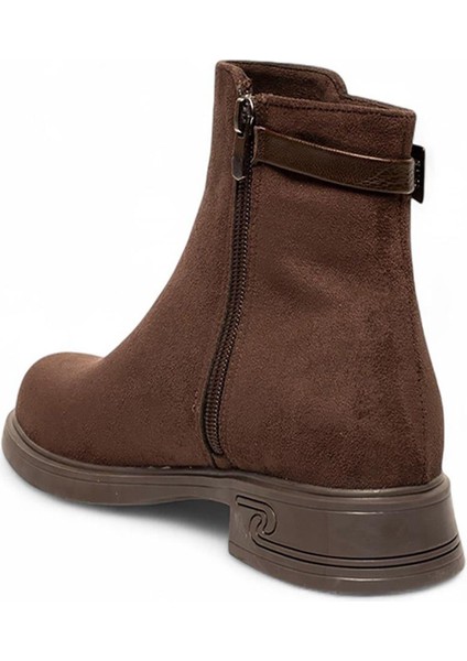 Kahve Içi Termal Astar Süet Kadın Bot NSB947 modelleri