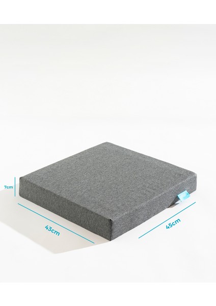 Double Jelli Visco Tekerlekli Sandalye Minderi Visko Kare Oturma Minderi 45*43*7cm fiyatları