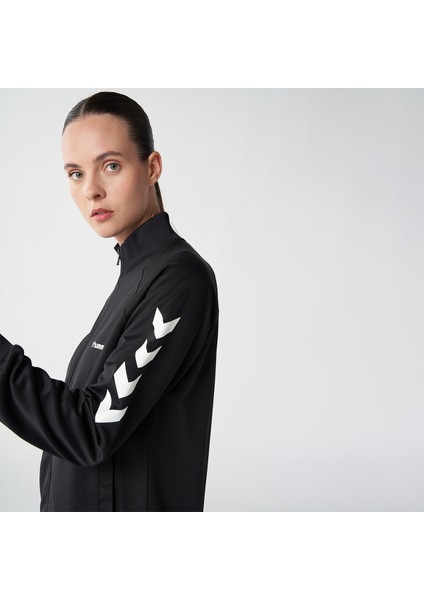 Hmlgenesa Zip Kadın Siyah Eşofman Üstü 921773-2001
