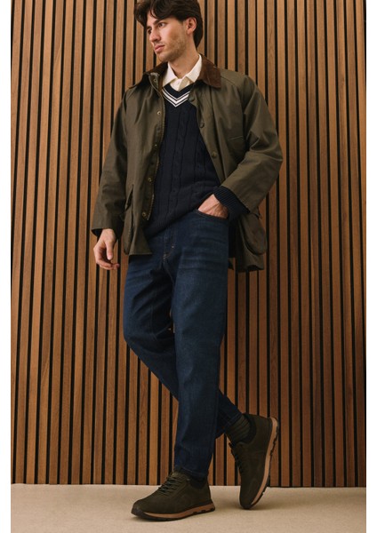 , Erkek Hakiki Deri Sneaker 1531037Z24112 Haki modelleri