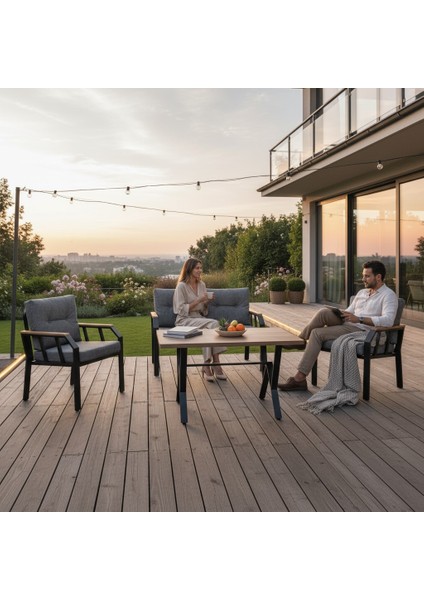 2+1+1+Masa Dekoratif Bahçe,balkon,mutfak Takımı Nrgz