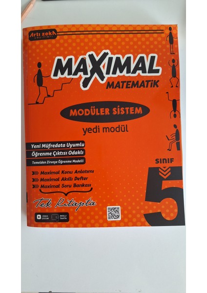 5 Sınıf Maxımal Matematik Modüler Sistem Seti (7 Modül)