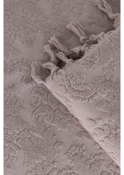 Otantik Saçaklı El Havlusu - Lila