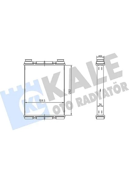 360855 Kalorifer Petegi 271401KA0A 271401KA0B