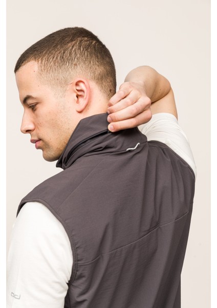 Light Yelek Kapüşonlu Katlanabilir - Koyu Gri modelleri