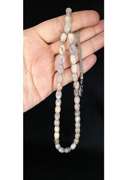 Ateş Kehribar Tesbih Kapsül Kesim Beyaz Renkli T-346 fırsatları