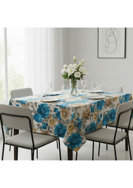 Yüksek Kaliteli Baskılı Yıkanabilir Mutfak Bahçe Piknik Masa Örtüsü