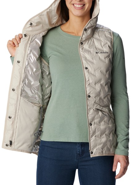 Delta Ridge Iı Down Hooded Kadın Bej Outdoor Yelek WK8716-278 modelleri