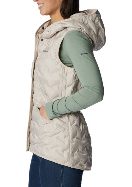 Delta Ridge Iı Down Hooded Kadın Bej Outdoor Yelek WK8716-278 fırsatları