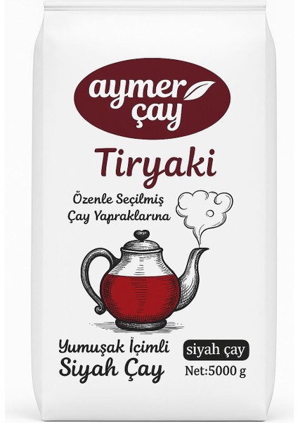 Tiryaki Siyah Dökme Çay 5000GR