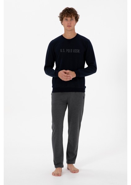 Erkek Lacivert Pijama Takım 50318593-VR033 fırsatları