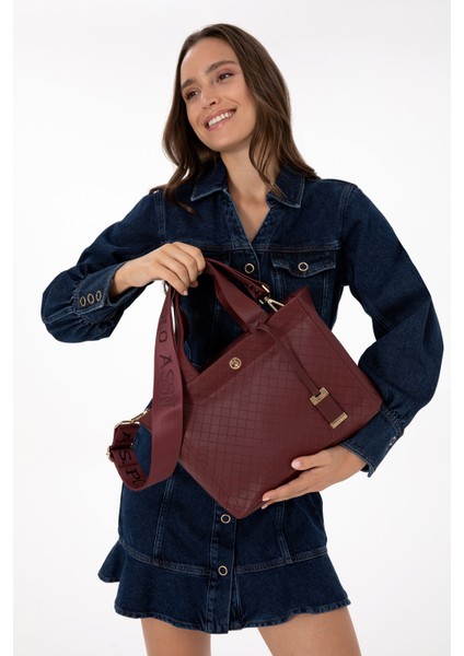 Kadın Bordo Çanta 50317799-VR014