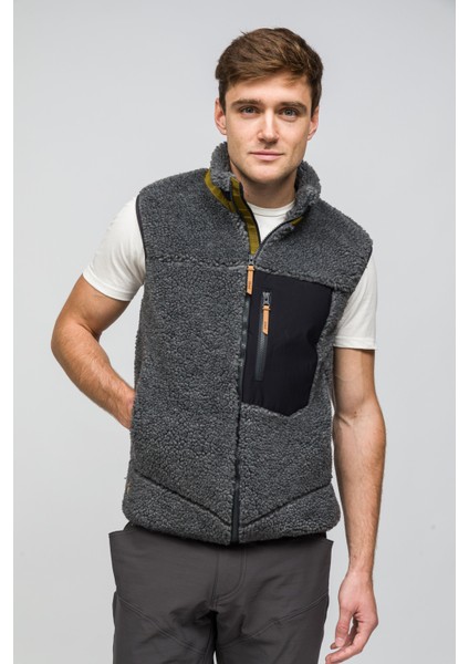 Sherpa Yün Yelek Lambswool - Antrasit modelleri