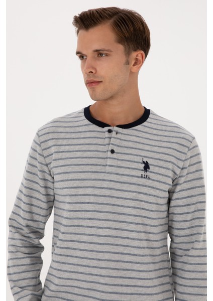 Erkek Lacivert Pijama Takım 50318603-VR033 fiyatları