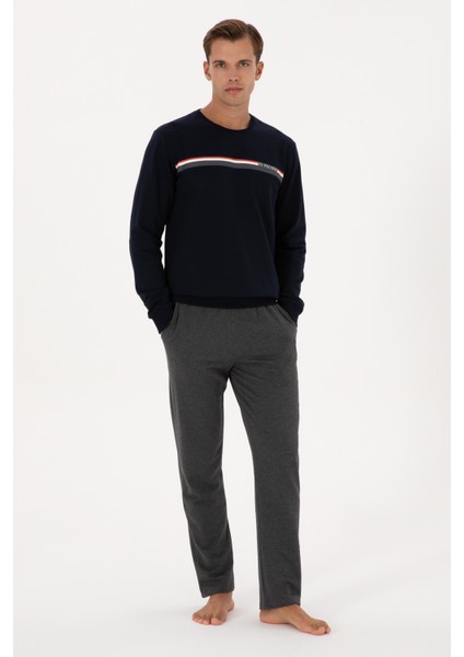 Erkek Lacivert Pijama Takım 50318540-VR033