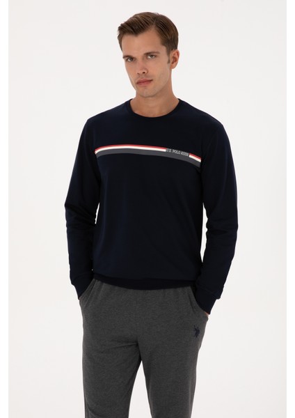 Erkek Lacivert Pijama Takım 50318540-VR033 modelleri