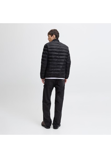 Jack&jones Bradley Light Puffer Collar Erkek Siyah Dik Yaka Mont fırsatları
