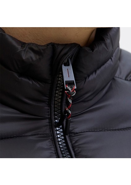 Jack&jones Bradley Light Puffer Collar Erkek Siyah Dik Yaka Mont