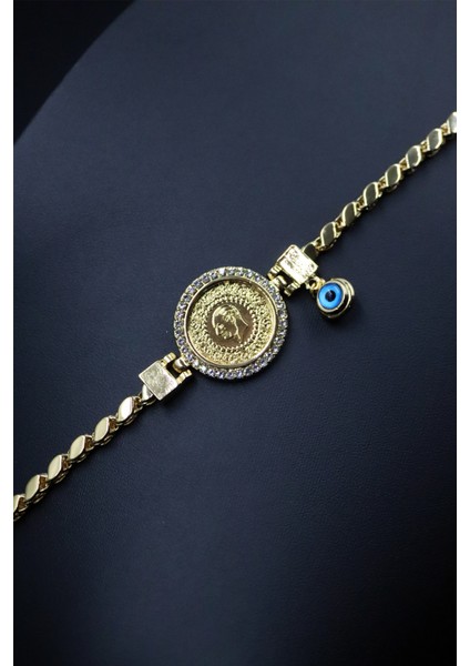 Altın Kaplama Ata Model Çelik Bileklik – Zarafetin Zamanla Buluştuğu Şıklık indirimleri