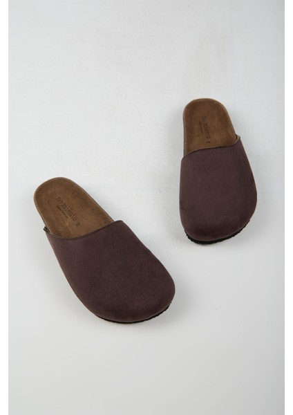 Tonala Kadın Vegan Deri Tokalı Kahverengi Sabo Terlik fırsatları