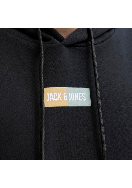 JJPAN SWEAT HOOD Siyah Erkek Sweatshirt indirimleri