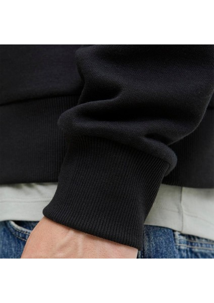JJPAN SWEAT HOOD Siyah Erkek Sweatshirt