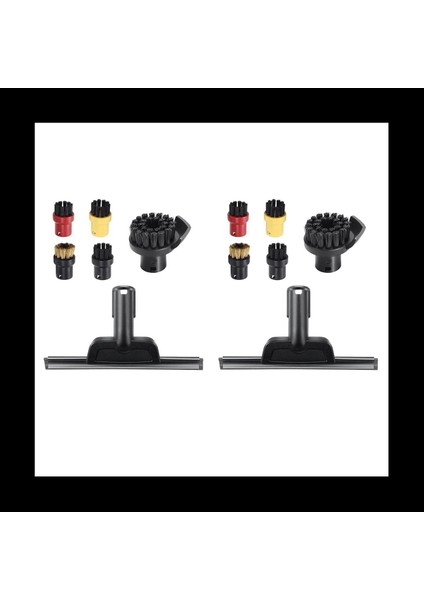 3x Pencere Nozul Kazık Yuvarlak Fırçası Karcher Sc1 Sc2 Sc3 Sc4 Sc5 Buhar Temizleyici Süpürücü Fırçaları Parçalar Aksesuarları (Yurt Dışından) fiyatları