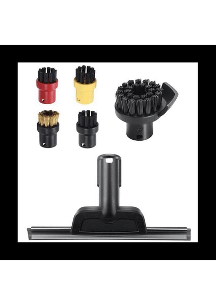 3x Pencere Nozul Kazık Yuvarlak Fırçası Karcher Sc1 Sc2 Sc3 Sc4 Sc5 Buhar Temizleyici Süpürücü Fırçaları Parçalar Aksesuarları (Yurt Dışından) fırsatları