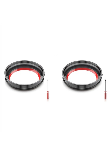 2x Dyson V10 Vakum Temizleyici Toz Bin Üst Sabit Sızdırmazlık Yalnızca Toz Kova Ekleme Temizleyici Yedek Parça (Yurt Dışından)