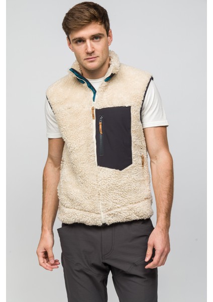 Sherpa Yün Yelek Lambswool - Krem Rengi fiyatları