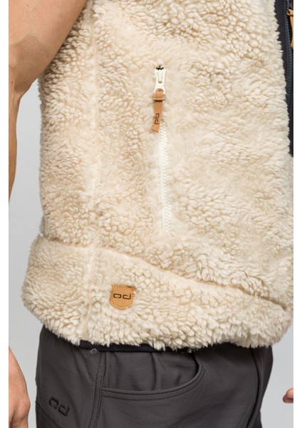 Sherpa Yün Yelek Lambswool - Krem Rengi modelleri