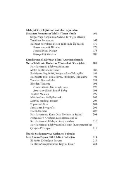 Metin Tahlilinde Yeni Yaklaşımlar - II