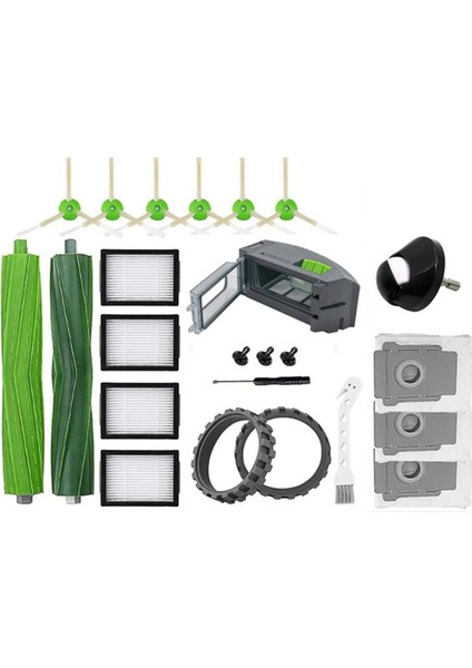 Irobot Roomba Için I7 I7+ I3 I3+ I4 I4+ I6 I6+ I8 I8+ J7 J7+/plus E5 E6 E7 Robotik Vakum Süpürge Yedek Parçaları Kiti Kiti (Yurt Dışından)